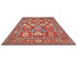 9x12 Rust Aryana Afghan Hand Knotted Veg Dye Wool Area Rug